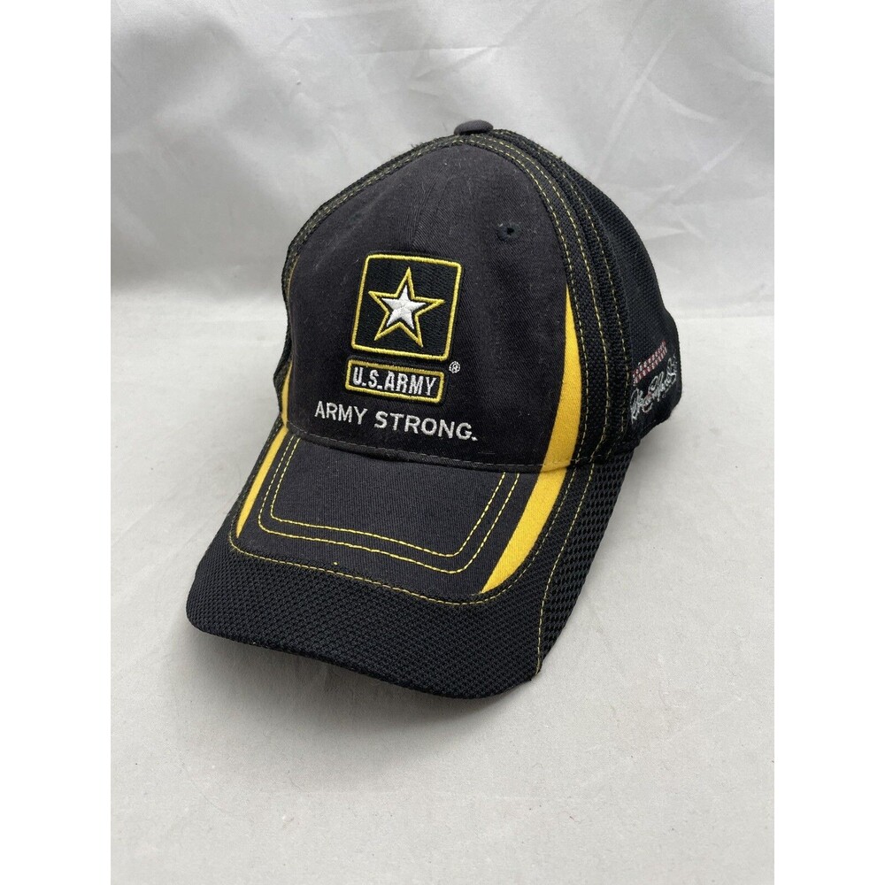 US Army Strong Dale Earnhardt Baseball Hat Cap Adjustable Checkered Flag Sports